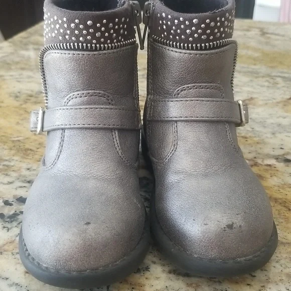 B-Cool Browns Metallic Boots Toddler - Picture 5 of 9